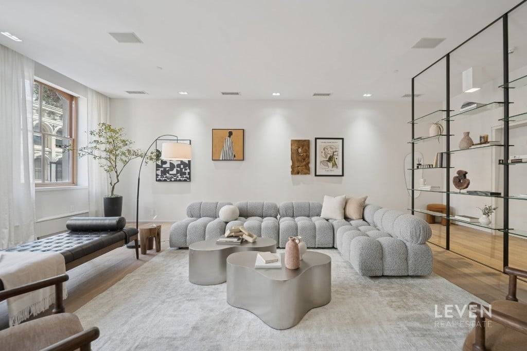 A full floor residence of exceptional scale, this 3, 627 square foot Tribeca loft presents a masterful balance of craftsmanship and understated sophistication within an intimate boutique condominium complete with ...