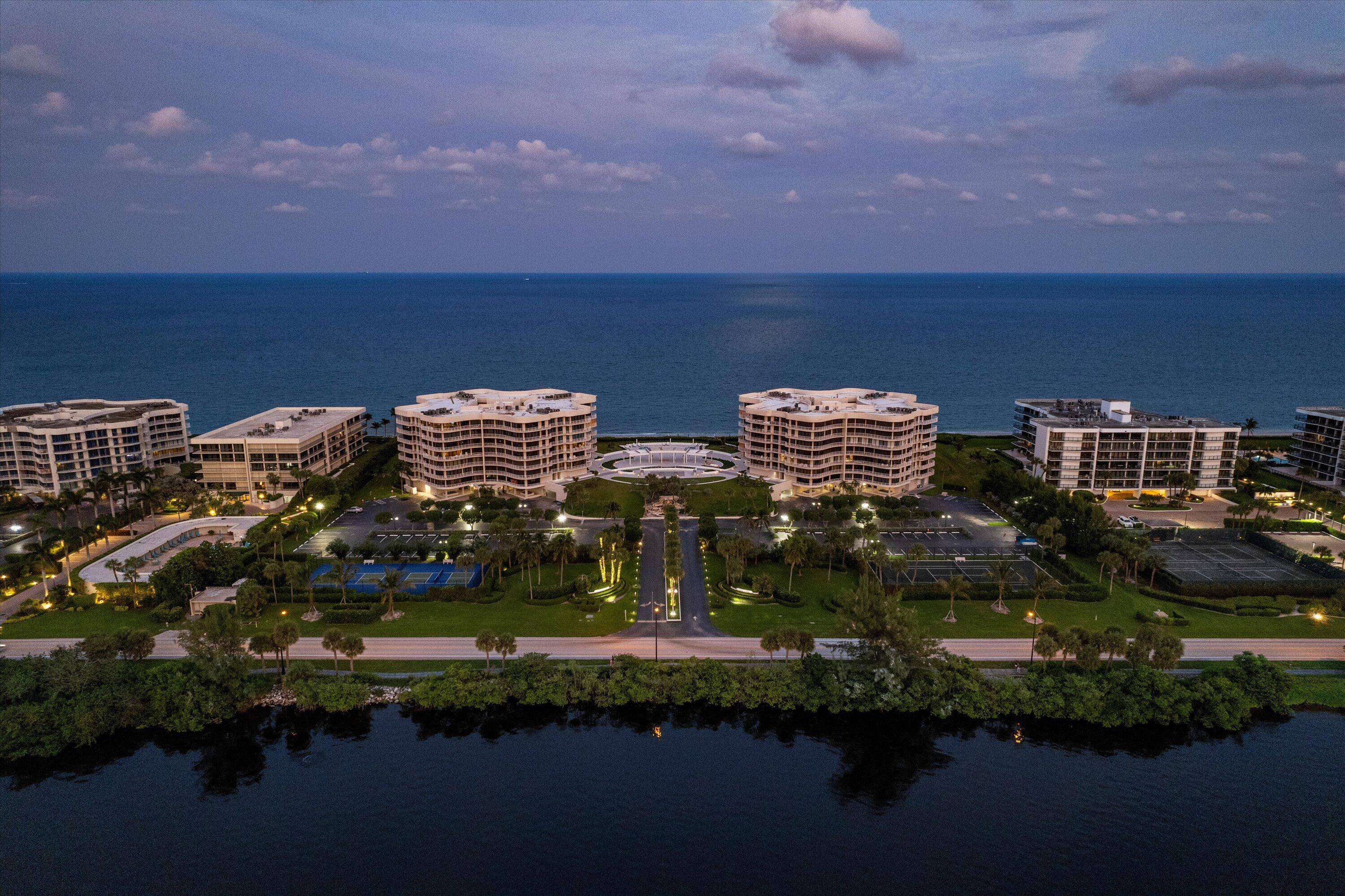 Beautifully appointed oceanfront apartment ready for move in now !