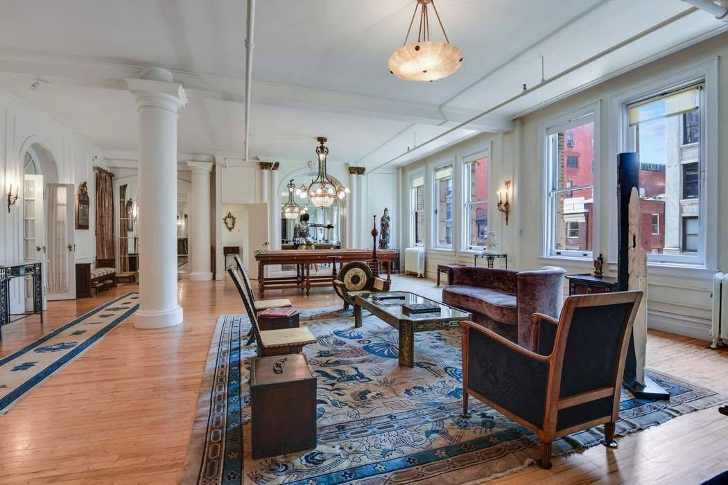 Step inside this extraordinary NoHo loft, a 3, 100 square foot corner residence that exudes timeless elegance, artistic flair, and architectural distinction.