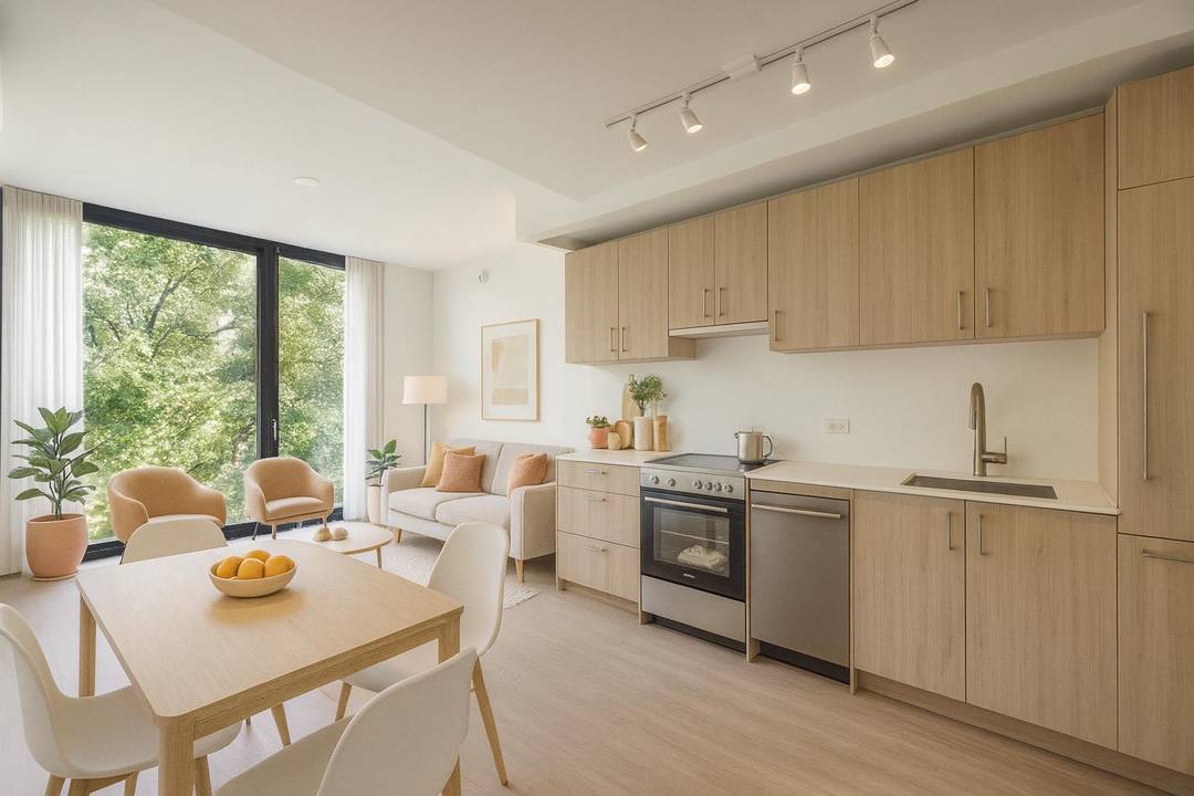 2 Bedroom, 2 BathroomThis thoughtfully designed home combines modern functionality with inviting style.