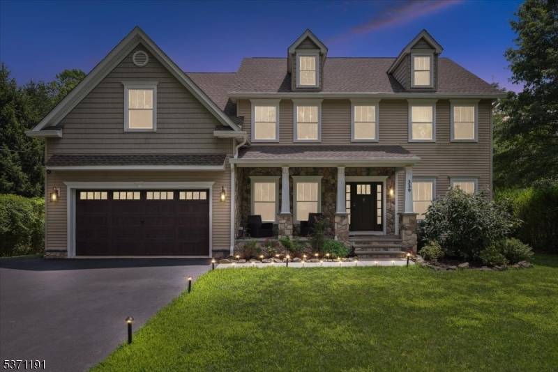 Must See, Like New 2020 Custom Built Center Hall Colonial w 4 BRs, 3 full Baths Exceptional Upgrades Thru out !