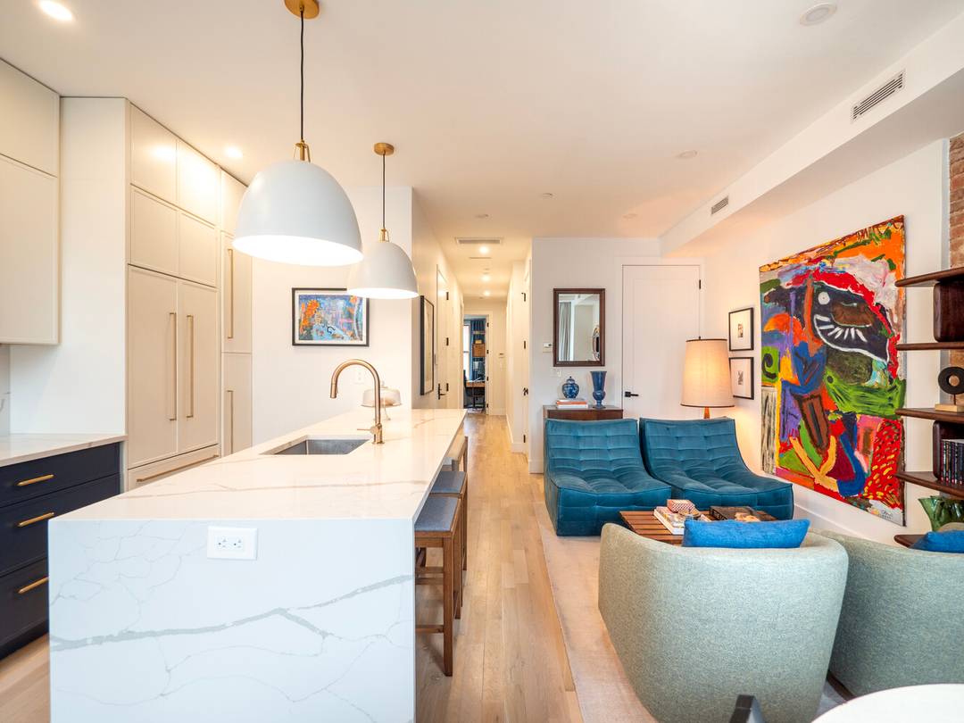 Sunlit, Floor Through Elegance in South Slope Introducing Residence Two at 395 16th Street a refined floor through home offering understated luxury in the heart of the South Slope.