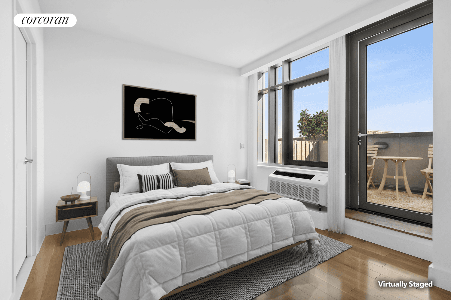 Designer two bedroom two bathroom with private terrace apartment for rent.