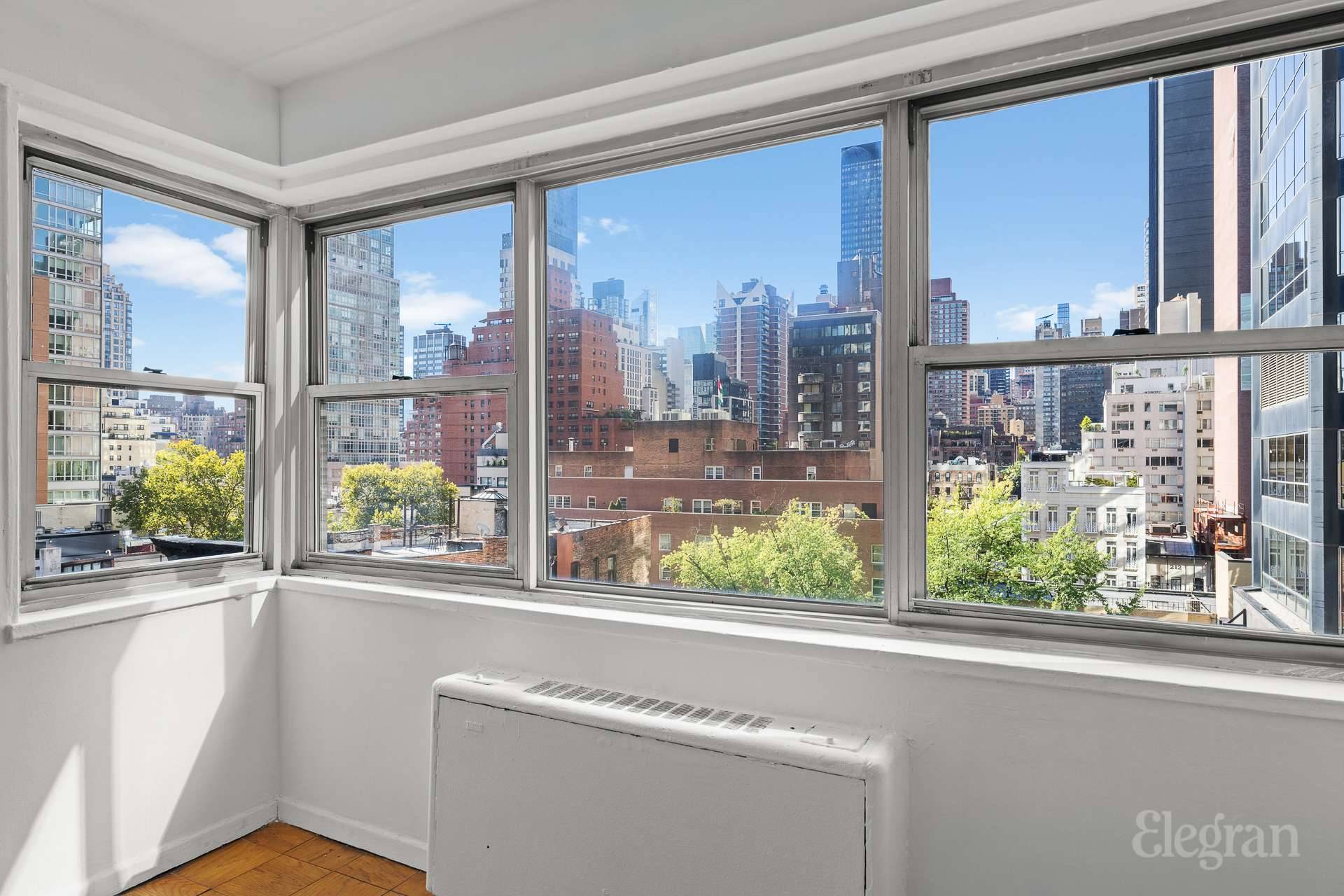 This converted two bedroom residence offers exceptional flexibility, ideal as a primary home, pied a terre, or investment opportunity.