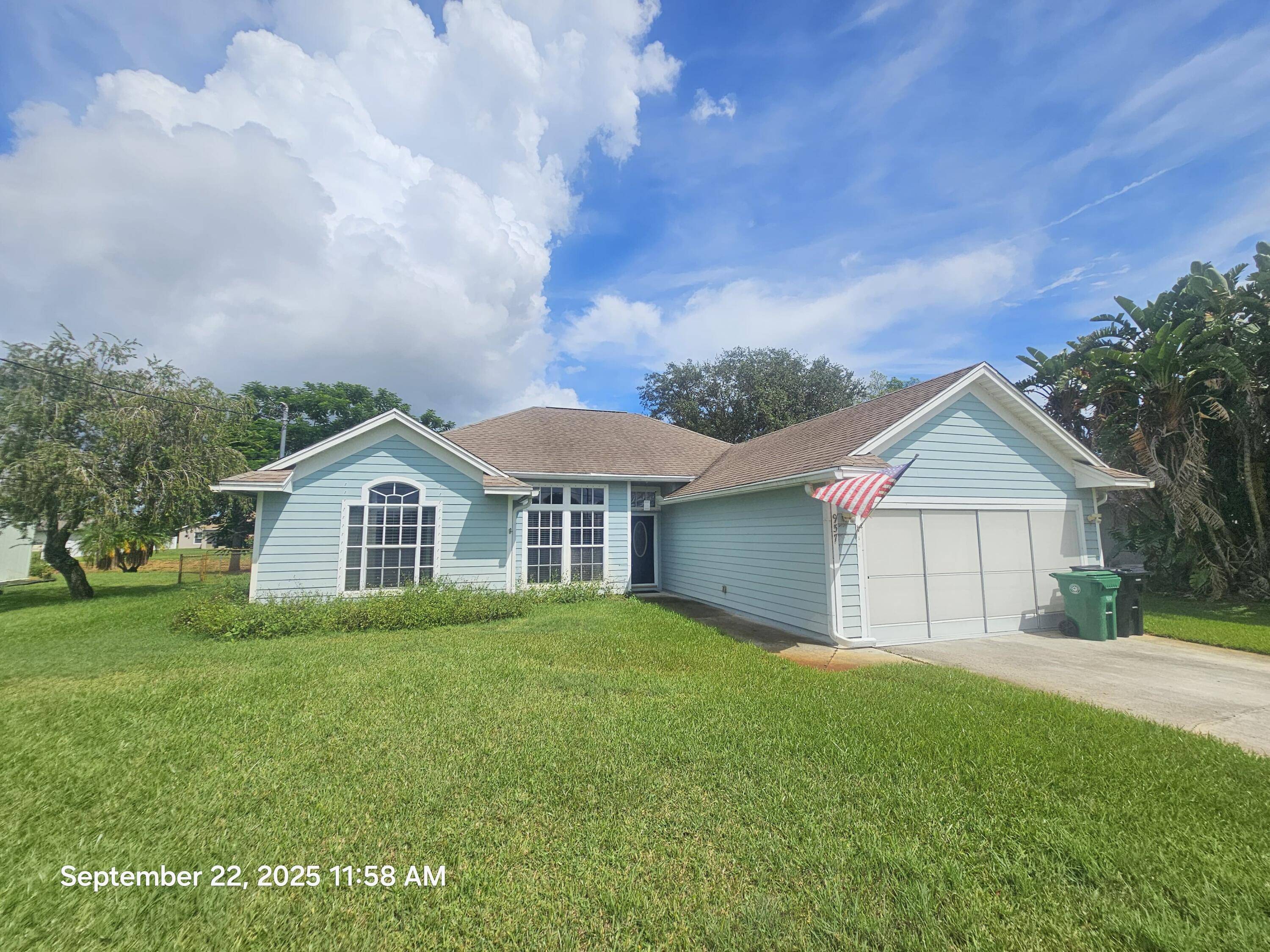 Welcome home ! This 3BR 2BA 2CG custom pool home sits on a spacious lot with a canal view.