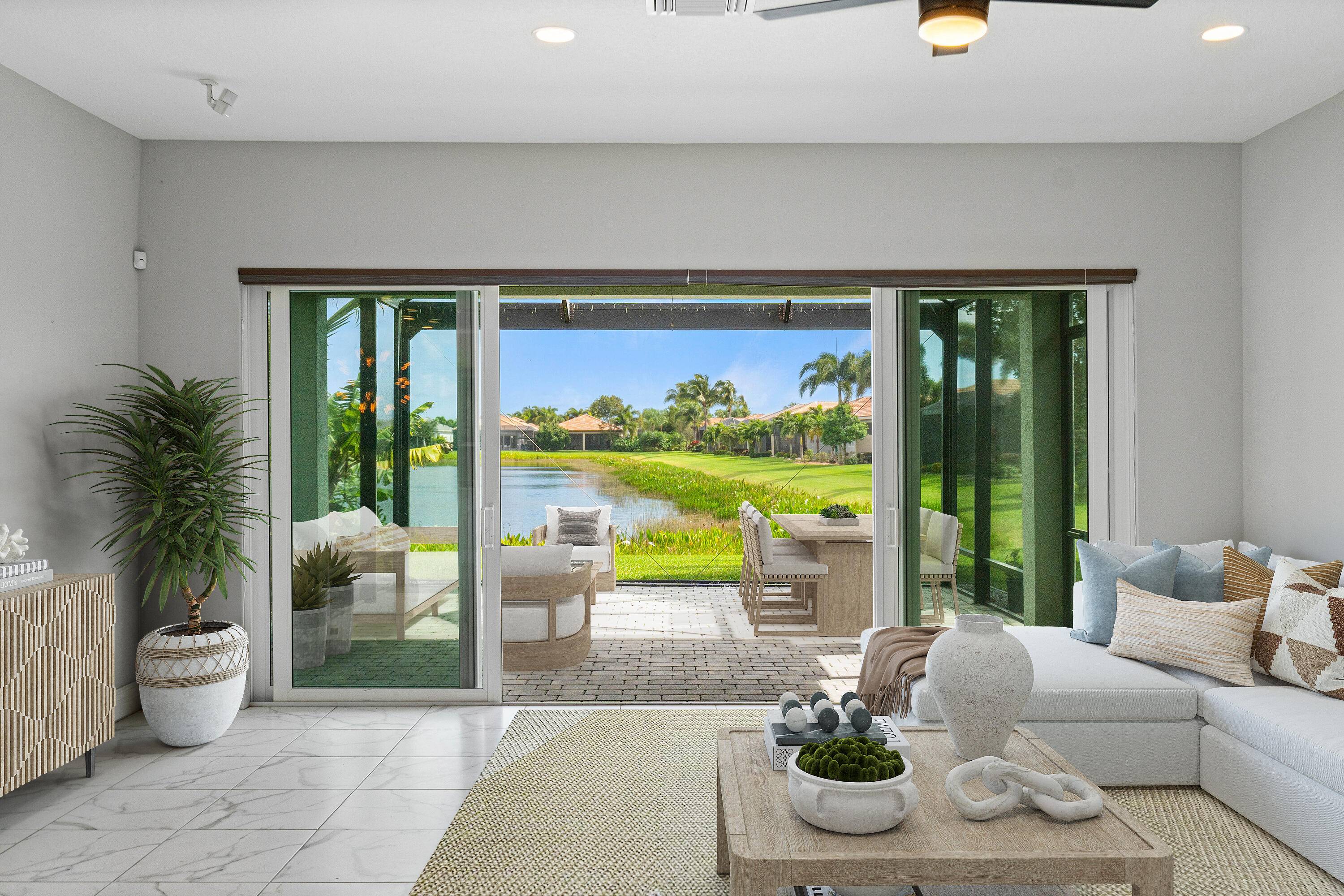 ABSOLUTELY STUNNING LAKE VIEWS from this 3 Bedroom 2.
