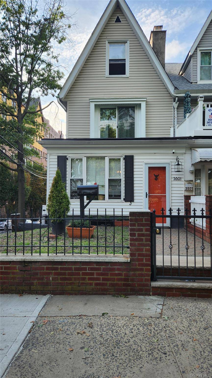 This legal two family residence, situated in the vicinity of Riverdale, features a two car garage and two legal outdoor parking spaces, providing a combined capacity for up to six ...
