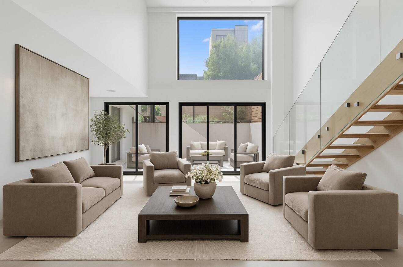 Introducing The Townhouse at 144 Freeman A Rare Offering of Elevated Design and Exceptional Indoor Outdoor Living in Prime Greenpoint.