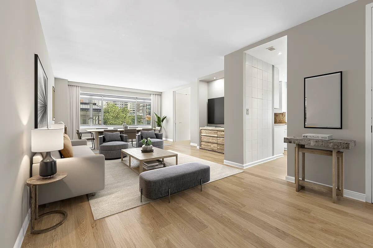 This beautiful corner residence combines classic prewar charm with modern functionality, offering an exceptional three bedroom layout rarely available in the building.