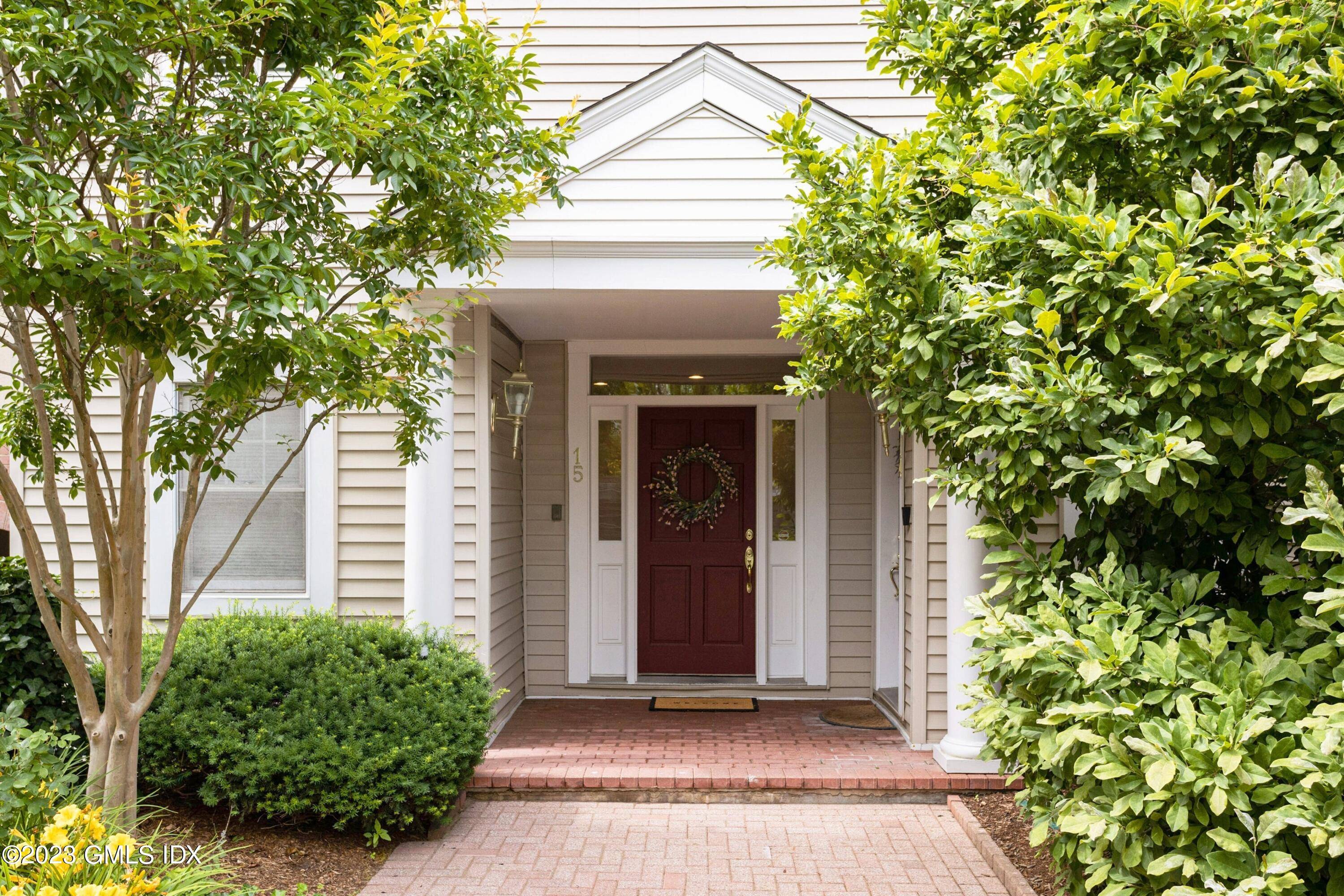 Ideal Old Greenwich Gables ground floor, one level unit comprised of 2, 167 sq.