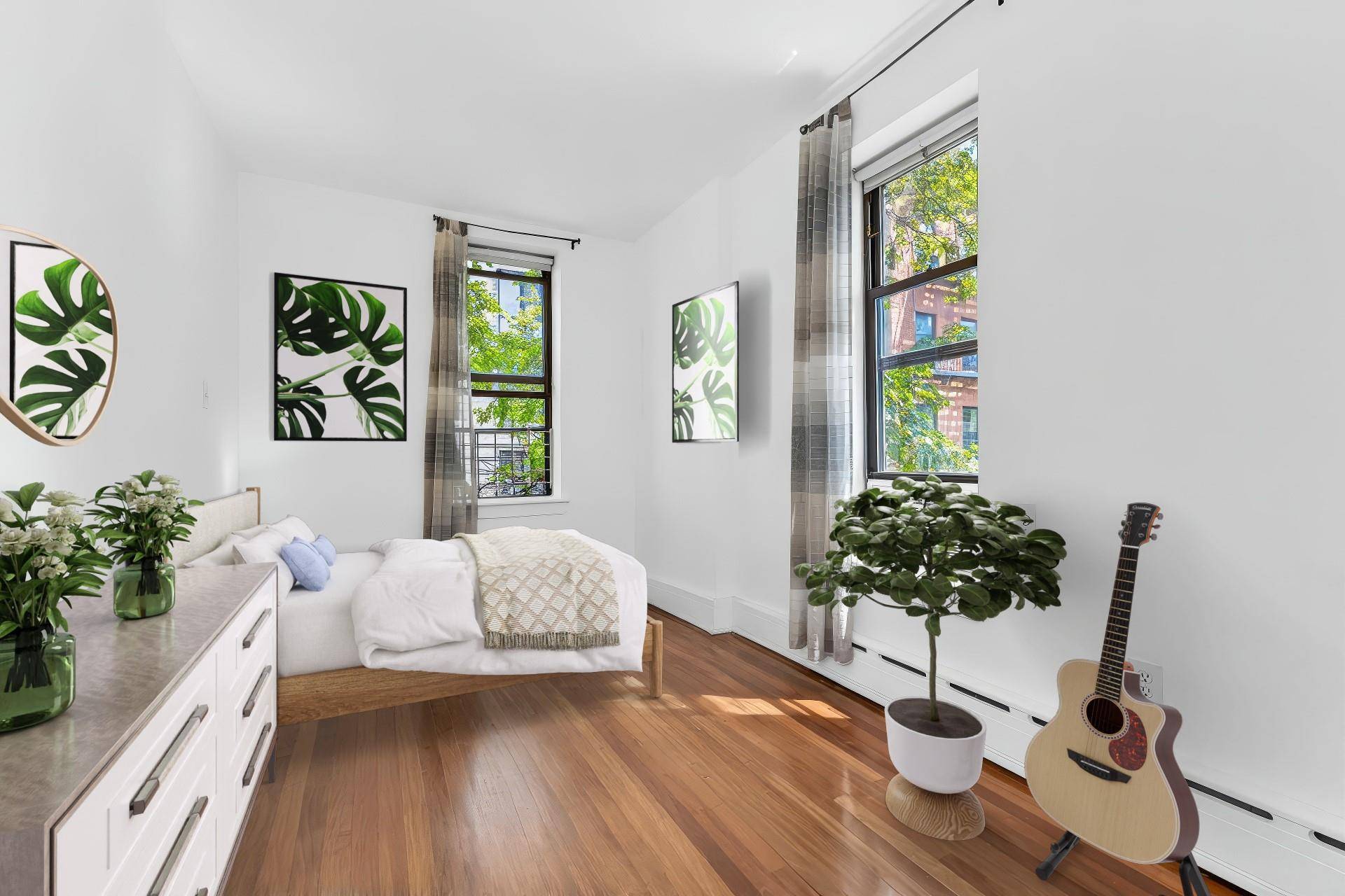 161 West 133rd Street provides a rare opportunity to own a two bedroom home embodied with circa 1910 architecture and twelve windows.