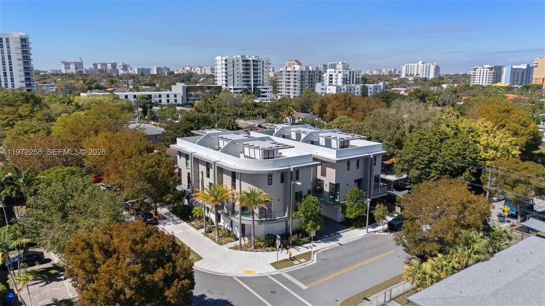 Caliza Townhomes, a boutique enclave of six new construction modern residences steps from Coconut Grove, the newly developed underline, Brickell and Downtown Miami in the highly desirable Silver Grove neighborhood.