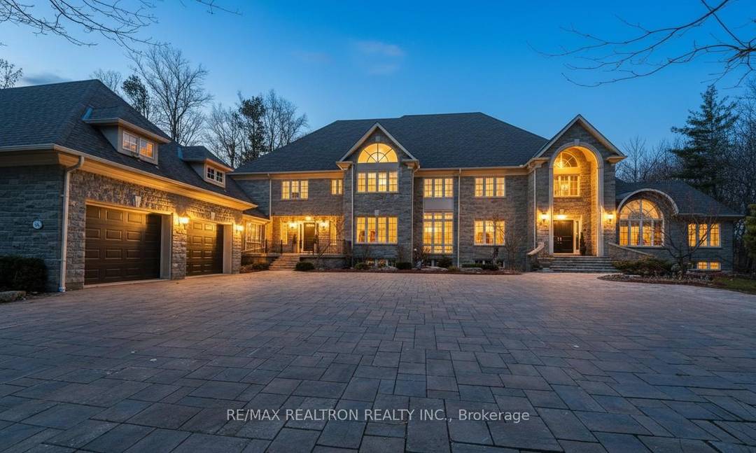 '15, 000 SQ. F. T ' Stone Estate On Private 2 Acres In Luxurious Resort Like Setting !