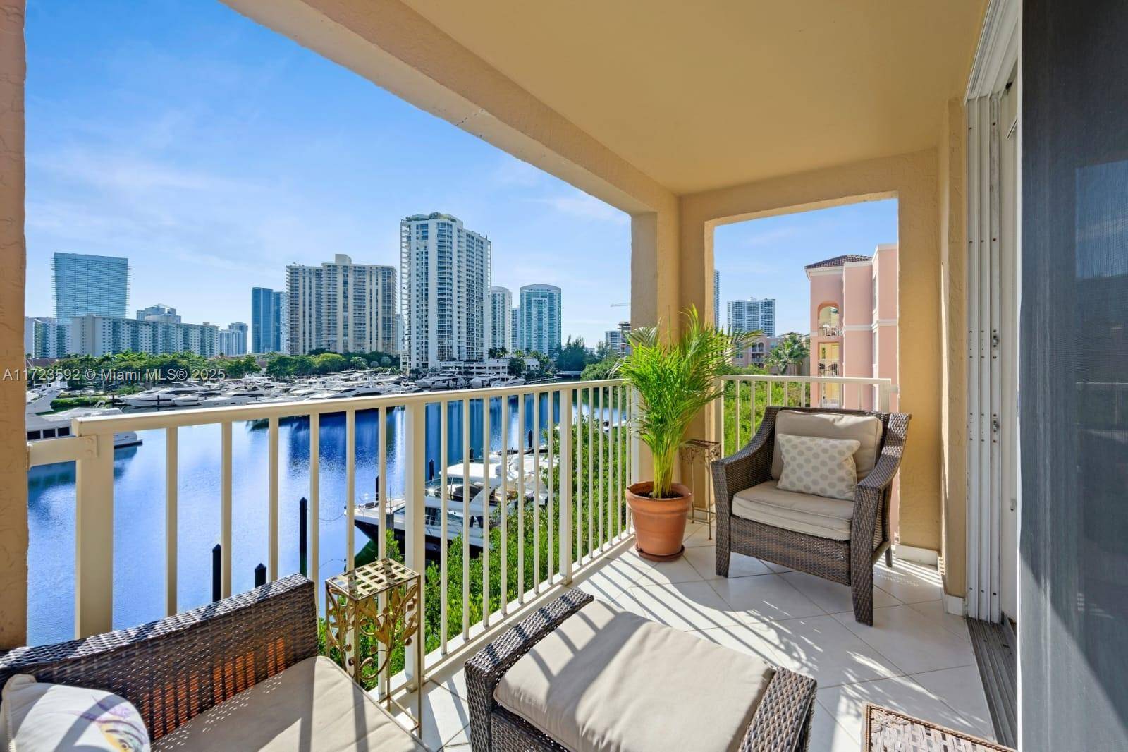 ONE OF A KIND STUNNING INTRACOASTAL WATERVIEW UNIT AT DESIRABLE YACHT CLUB AT AVENTURA !