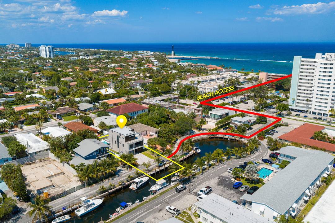 Experience the ultimate in coastal luxury living with this brand new three story modern masterpiece in Pompano Beach.