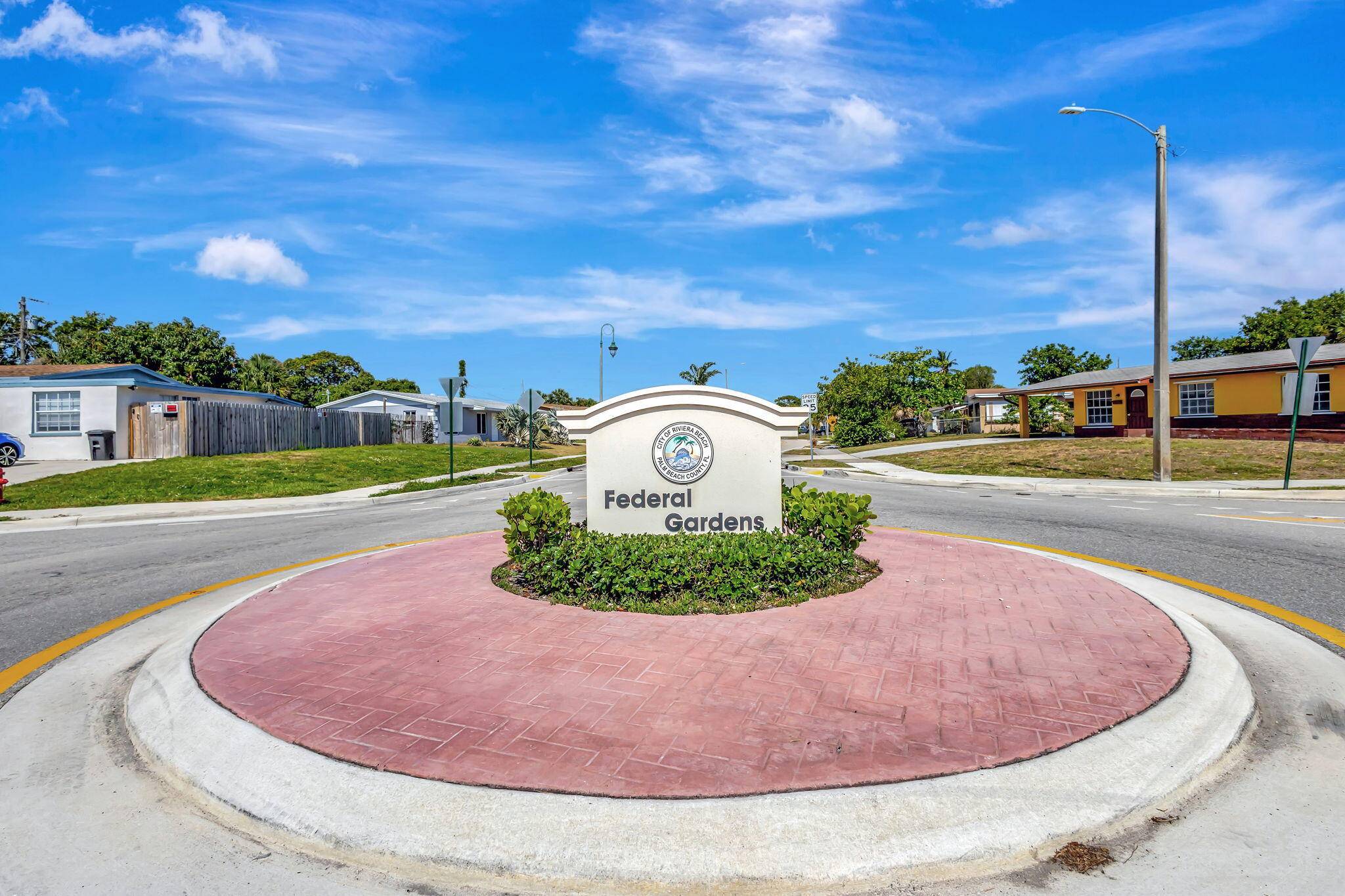 Single Family Home on corner lot with fenced in backyard.