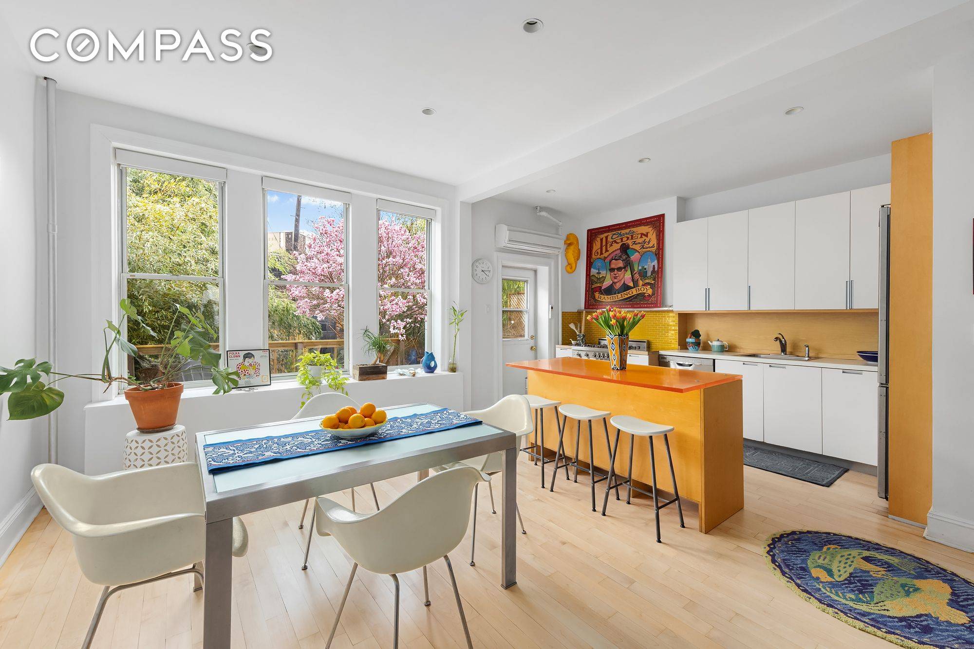Welcome to 27 Dikeman St a warm, light filled two family brick townhouse in Red Hook, Brooklyn.