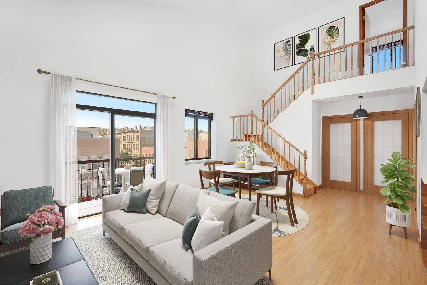 On the cusp of two of Brooklyn's most desirable neighborhood's, Cobble Hill and Boerum Hill, 209 Smith Street, 4B, is all about the sky and the sun and the light.