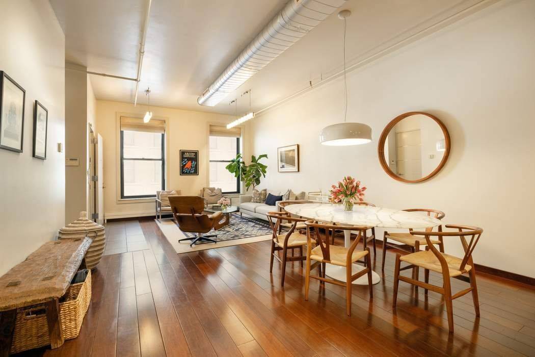 Rare Full Floor Loft on Coveted North Moore Street In a neighborhood where inventory is scarce and demand soars, this extraordinary three bedroom, two bathroom loft offers a rare opportunity ...