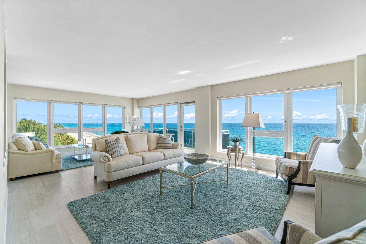 Pristine 2 bedroom North West corner at Ocean Reef Towers in Boca Raton.