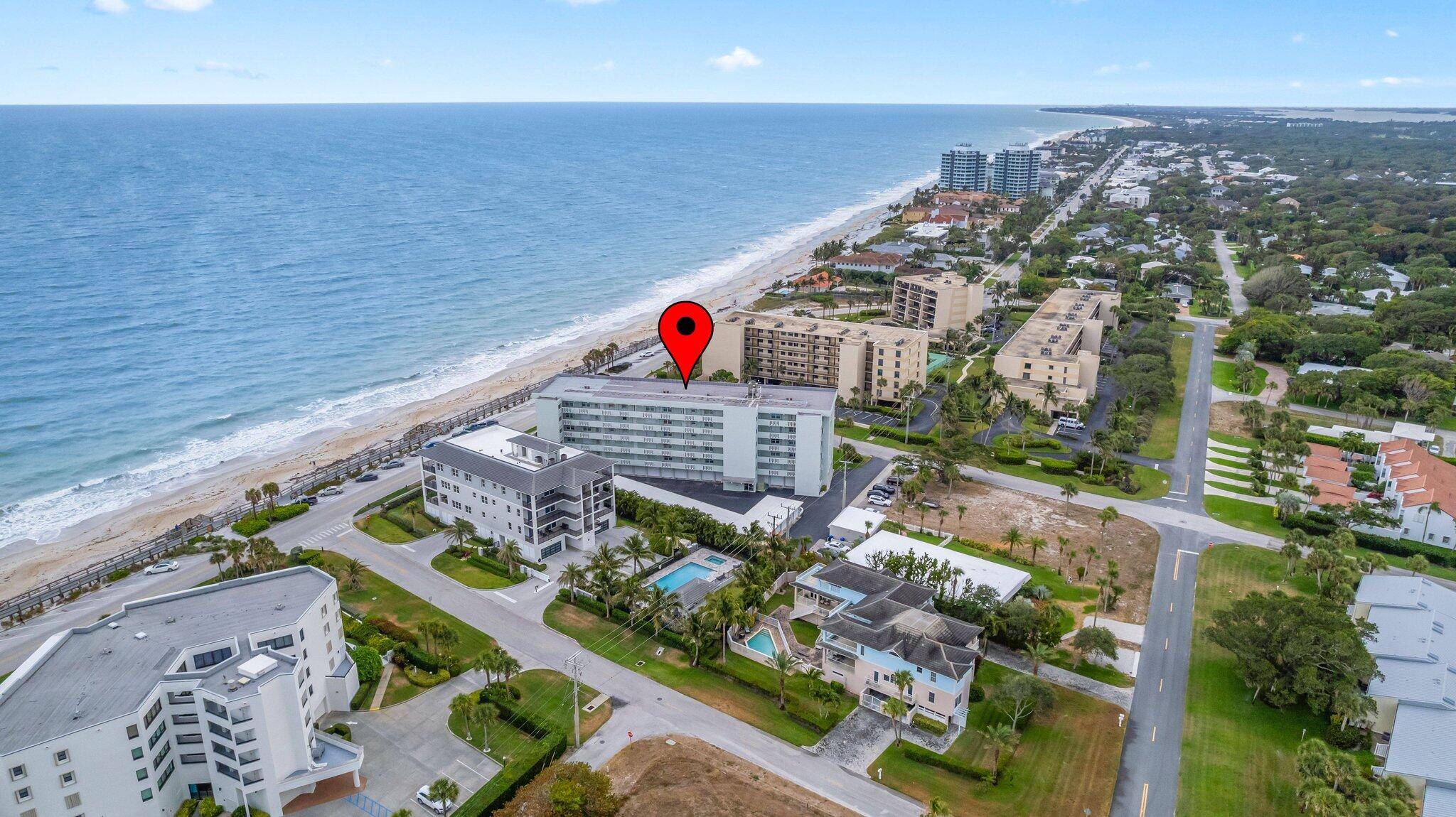 Oceanfront corner unit rarely comes to market in the Chateau on Ocean Dr.