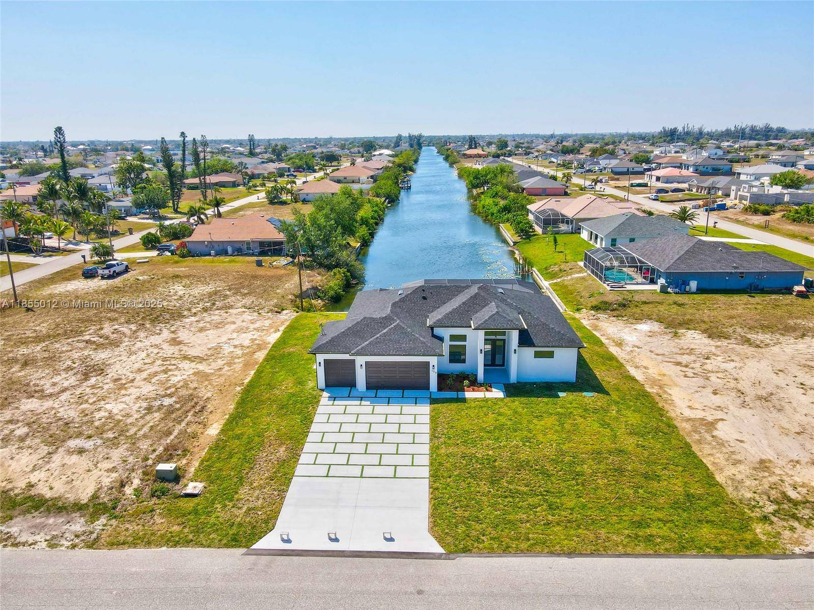 Stunning Southern Exposure New Construction Luxury Pool Home in Cape Coral !