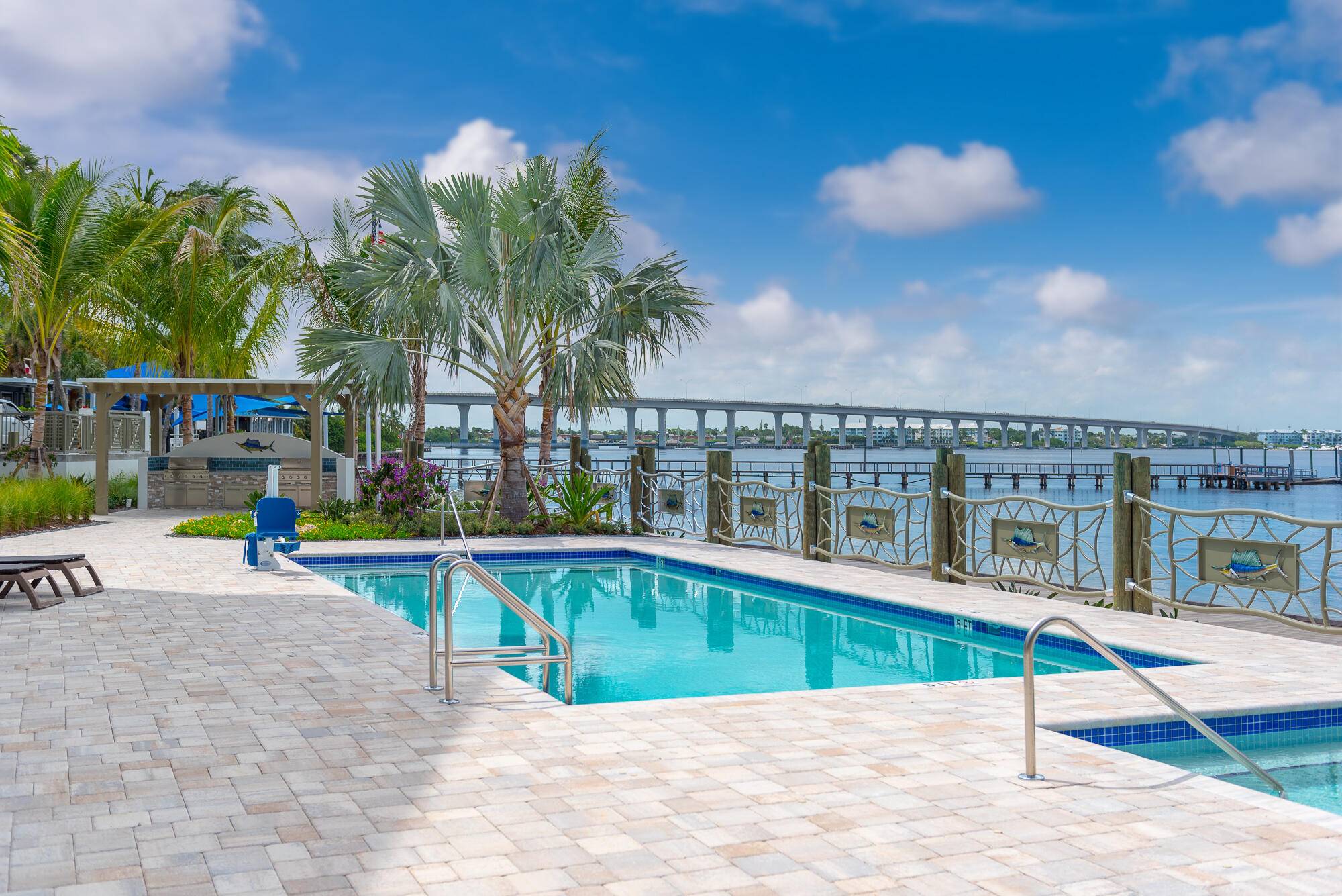 Enjoy Florida Living at its finest in this brand new, top floor, direct river view unit !