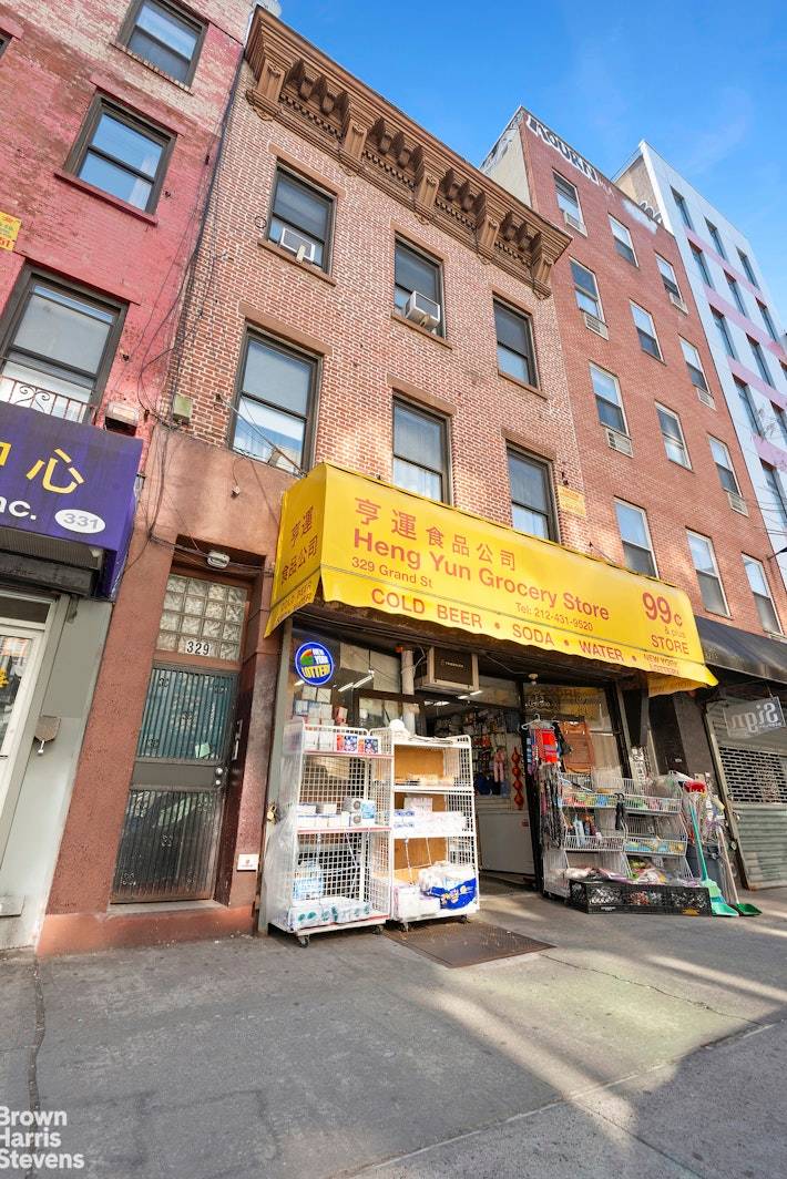 3, 493 SF Turn key investment three story, mixed use, property on 329 Grand Street in the vibrant Lower East Side neighborhood.