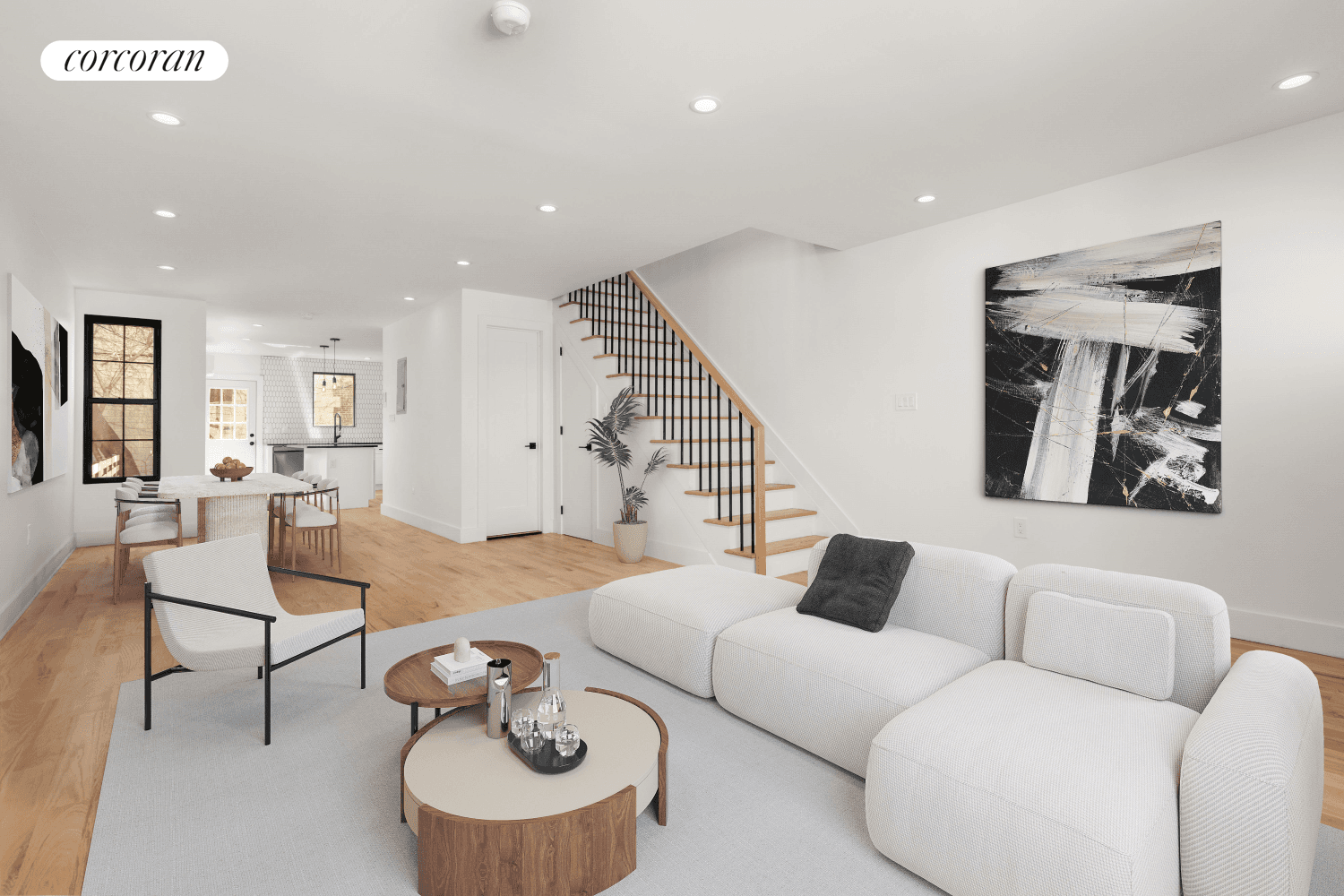 Discover modern living with classic Brooklyn charm in this beautifully renovated 2 family townhouse in the heart of Crown Heights, Brooklyn.