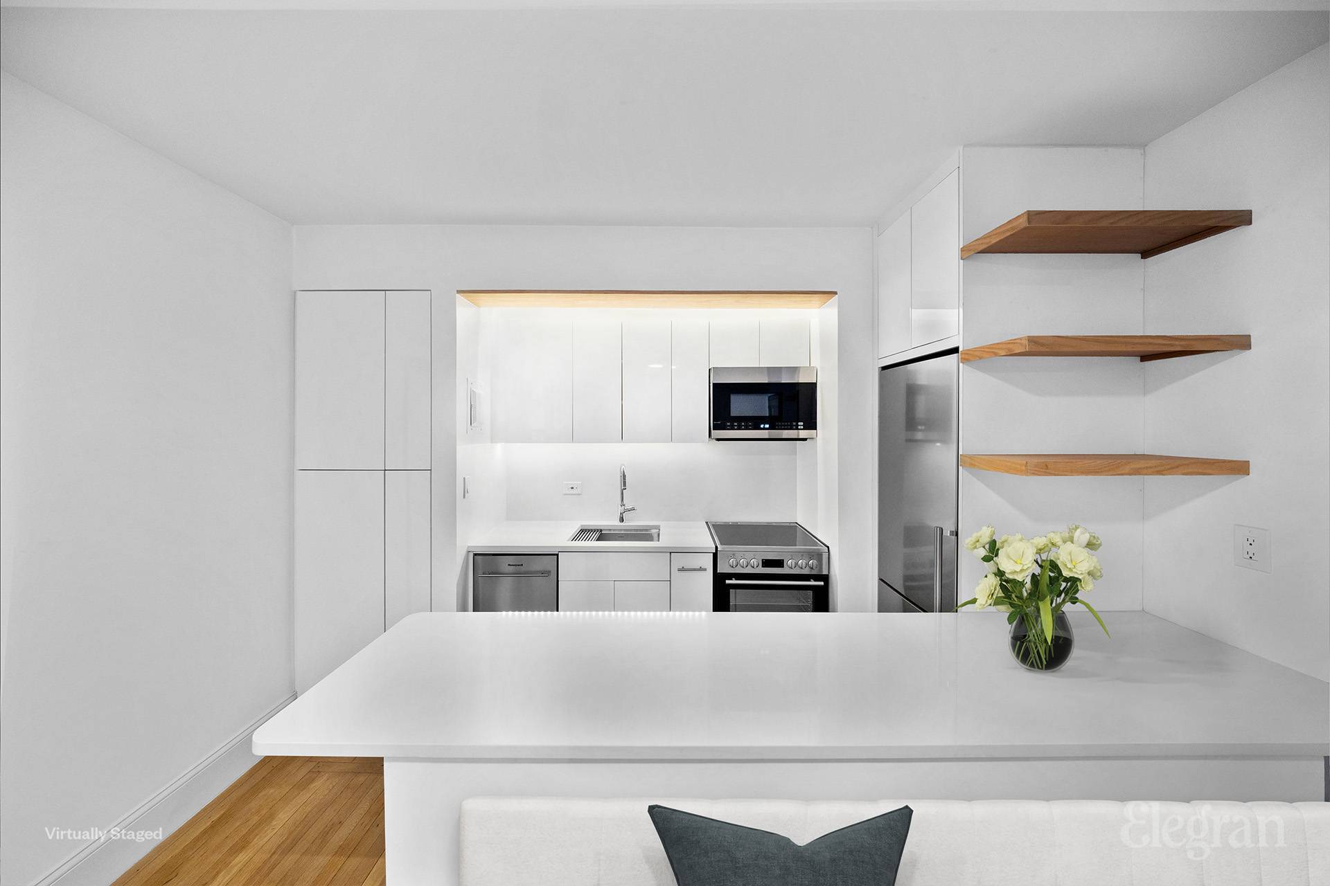 Lights up on The Whitby, where history, elegance, and a full scale renovation take center stage in this show stopping one bedroom home with jaw dropping low monthly maintenance.