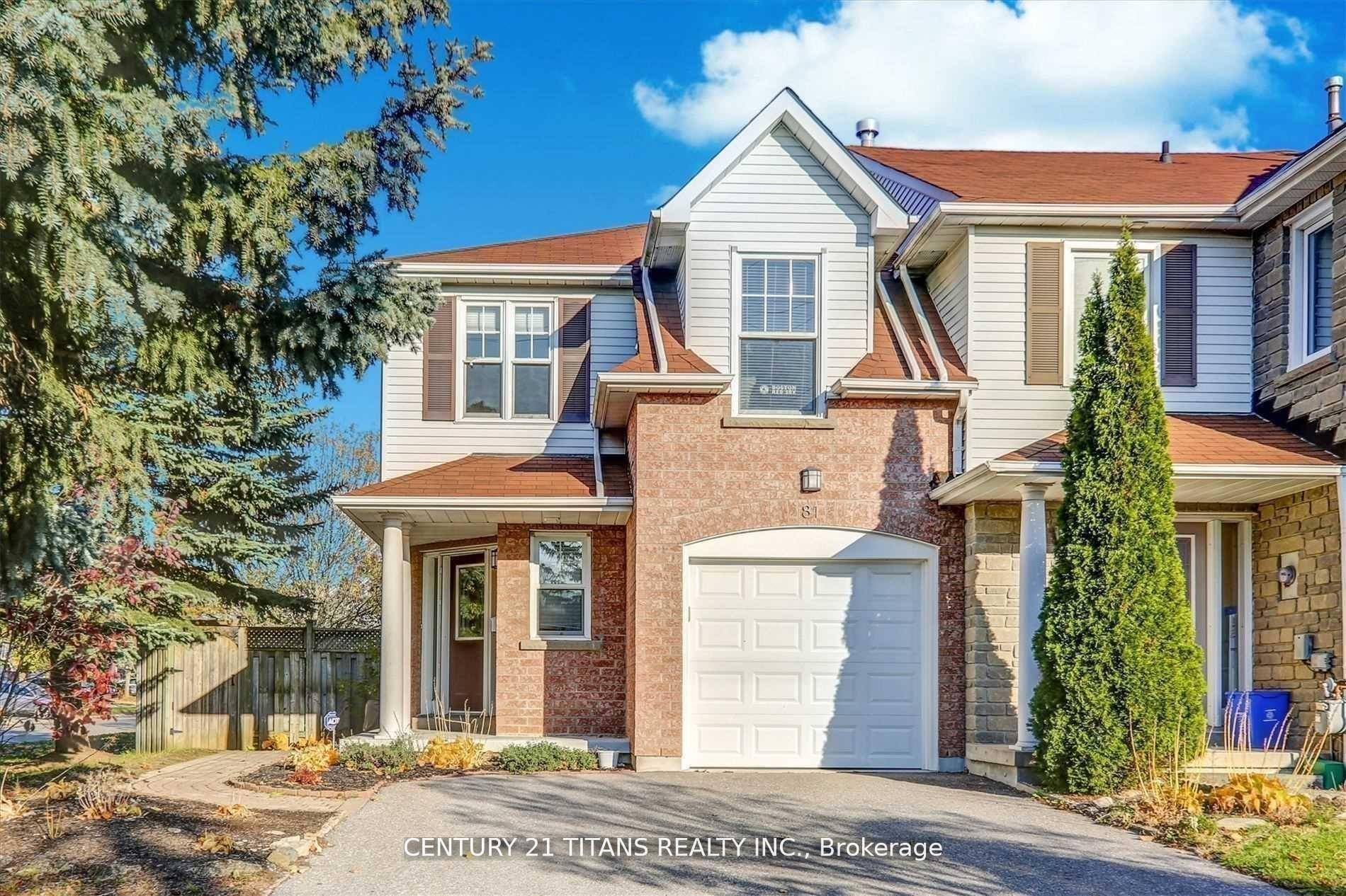 End Unit Townhouse On Private Corner Lot With Lovely Covered Front Porch.