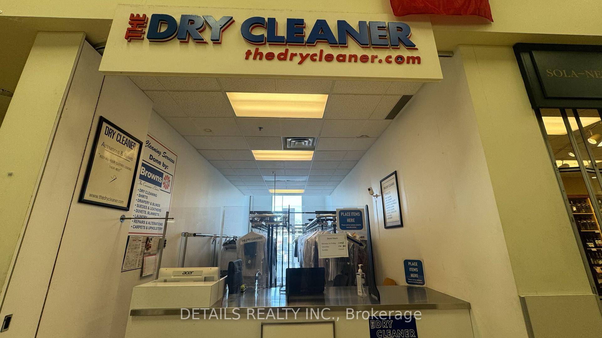 Excellent Dry Cleaning Business with great traffic.