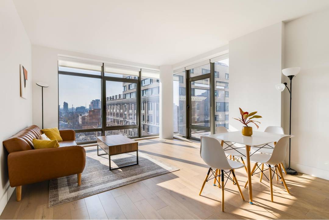 This corner apt 8B at the Nevins Condominium is situated atop the coveted B line, the best 1BR layout in the building thanks to its superior size 712sf and its ...