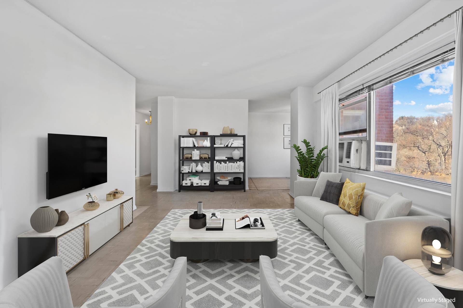 Spacious three bedroom coop unit for sale nestled inside a meticulous well maintained building.