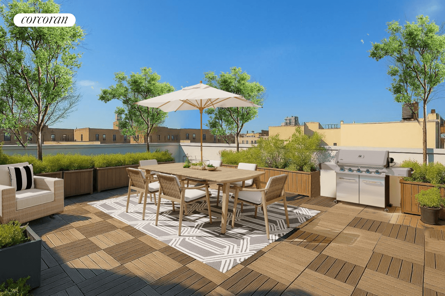 The Sitruk Hania Team is pleased to introduce this rarely available 2 bedroom, 2 bathroom residence with PRIVATE ROOFTOP in the heart of prime Williamsburg.