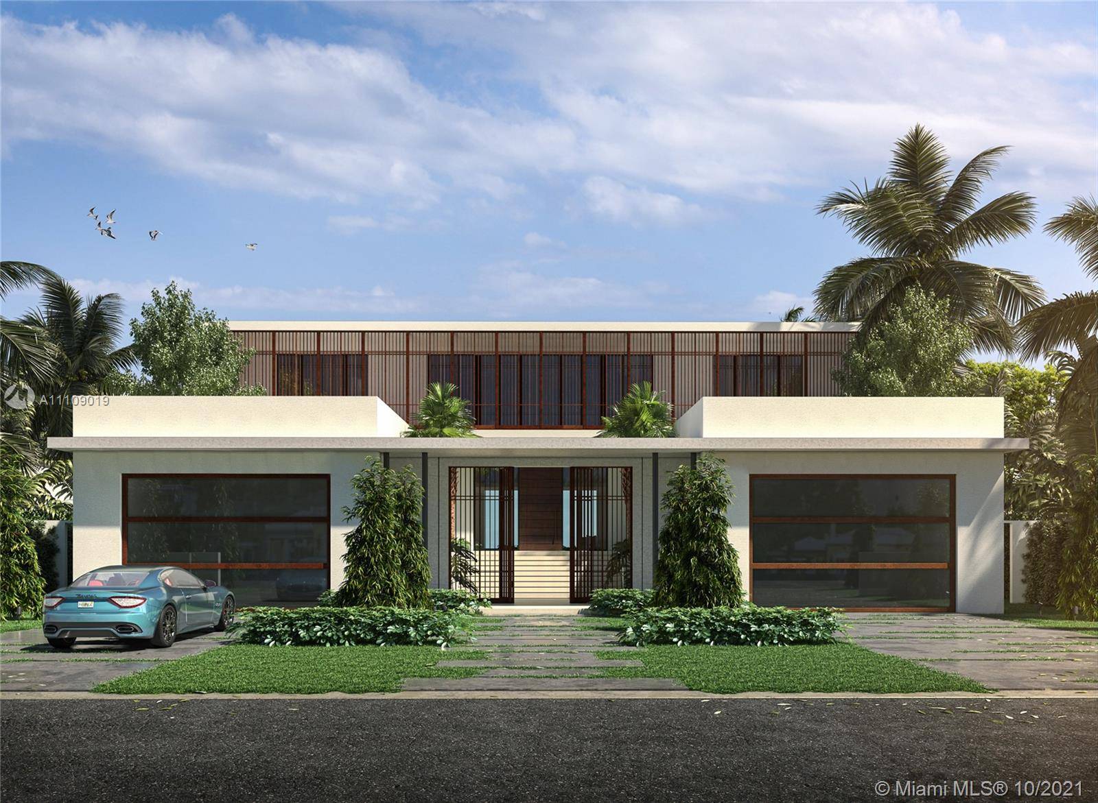 WIDE BAYFRONT PANORAMIC VIEWS TO DOWNTOWN NEW MODERN 2022 CONSTRUCTION SANS SOUCI ESTATES 103 ft of NEW SEAWALL NEW 50 FINGERPIER 8BR 9.