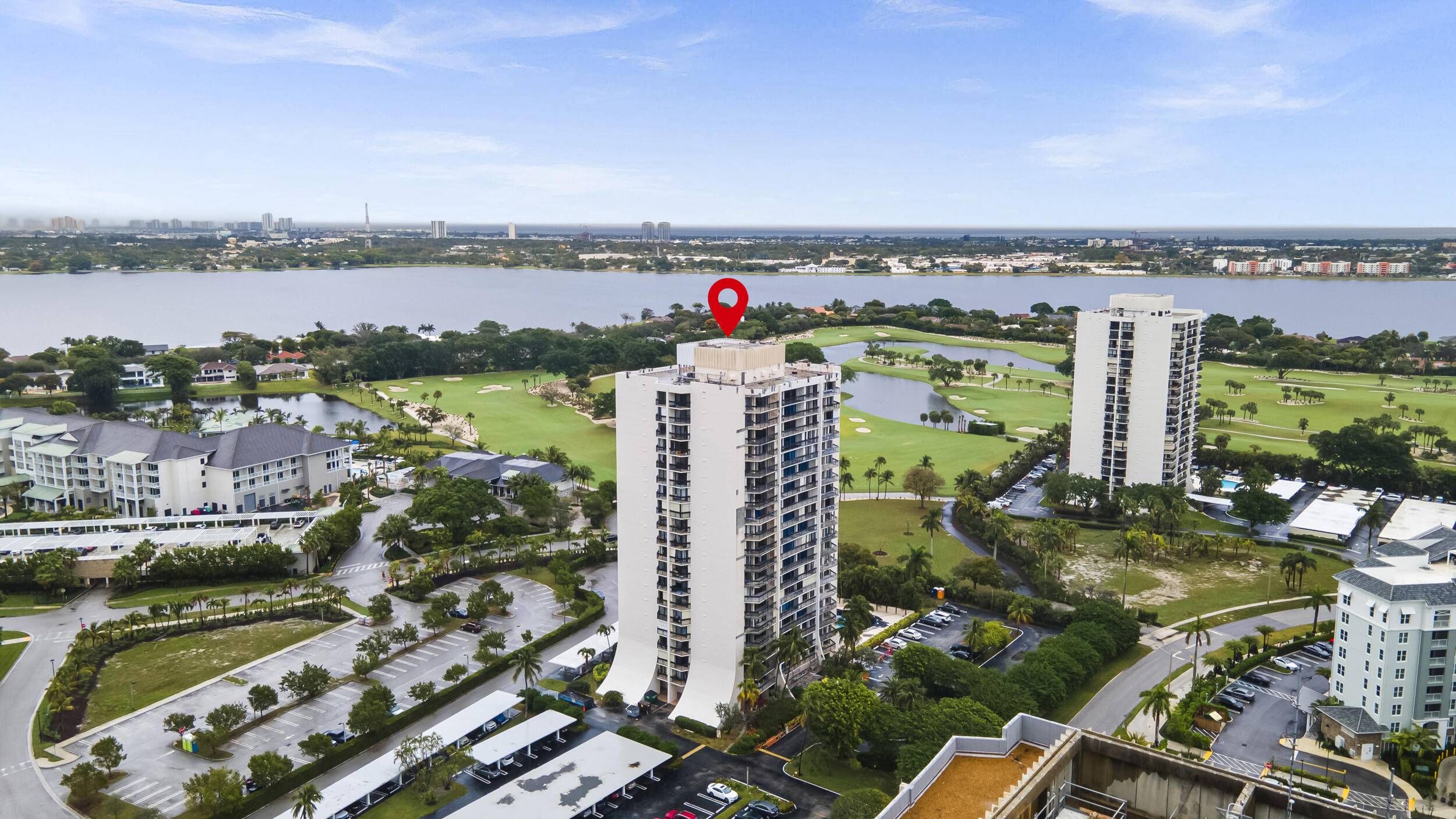 This beautifully updated condo in the prestigious gated community of Lands of the President offers phenomenal views of the Banyan Cay Jack Nicklaus Signature Golf Course, Palm Beach skyline, and ...