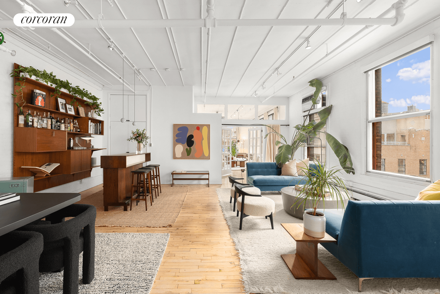 132 Wooster Street Apartment 5 is a Classic Full Floor Soho Loft with breathtaking natural light.