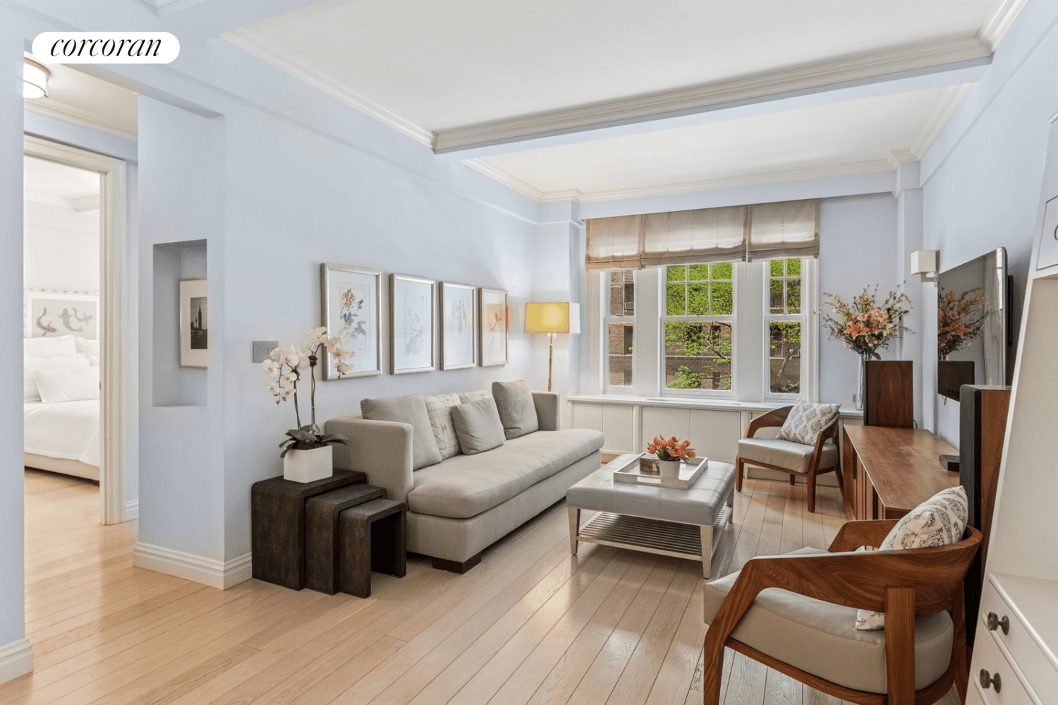 This charming pre war coop home is newly renovated and designed with modern comforts and timeless elegance.