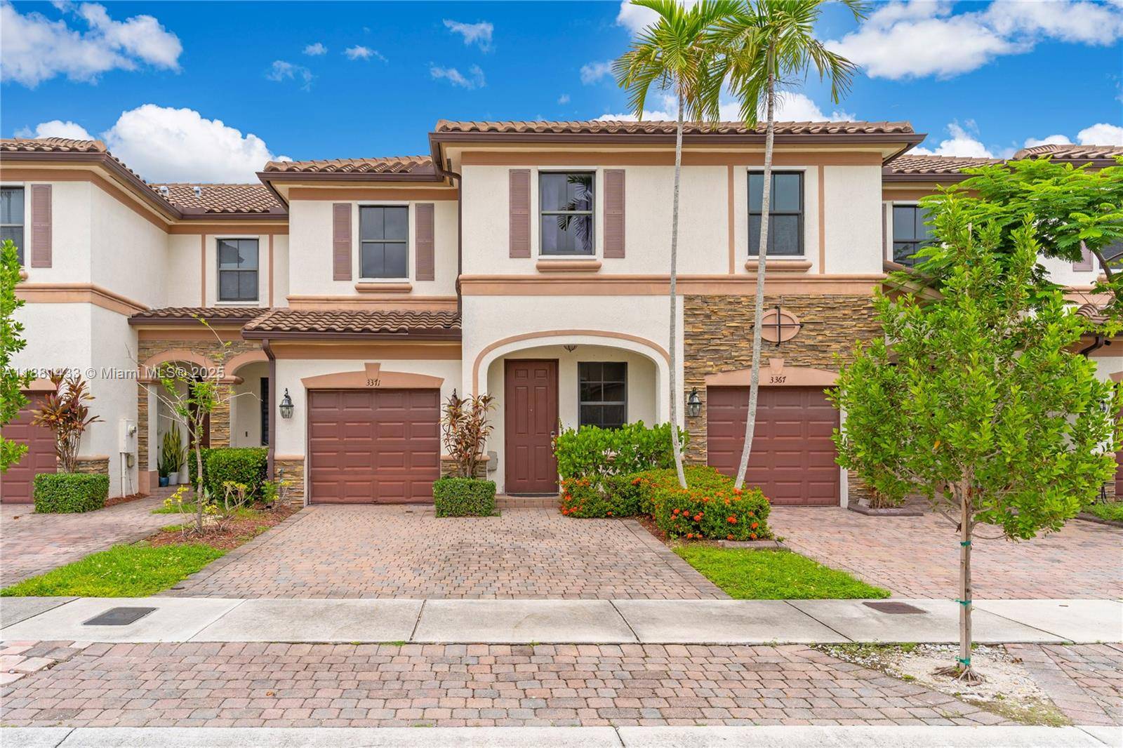 Spacious 3 bedroom, 3 full bathroom townhome with 1 car garage and large driveway, offering 1, 955 sq.