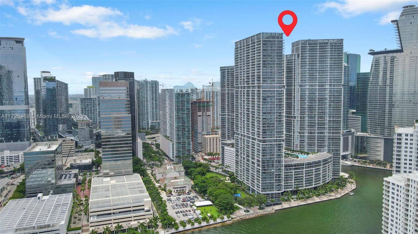 Gorgeous and Fully Furnished 3 Bedroom 2 Bathroom Overlooking the Canal of the Miami River and Biscayne Bay.