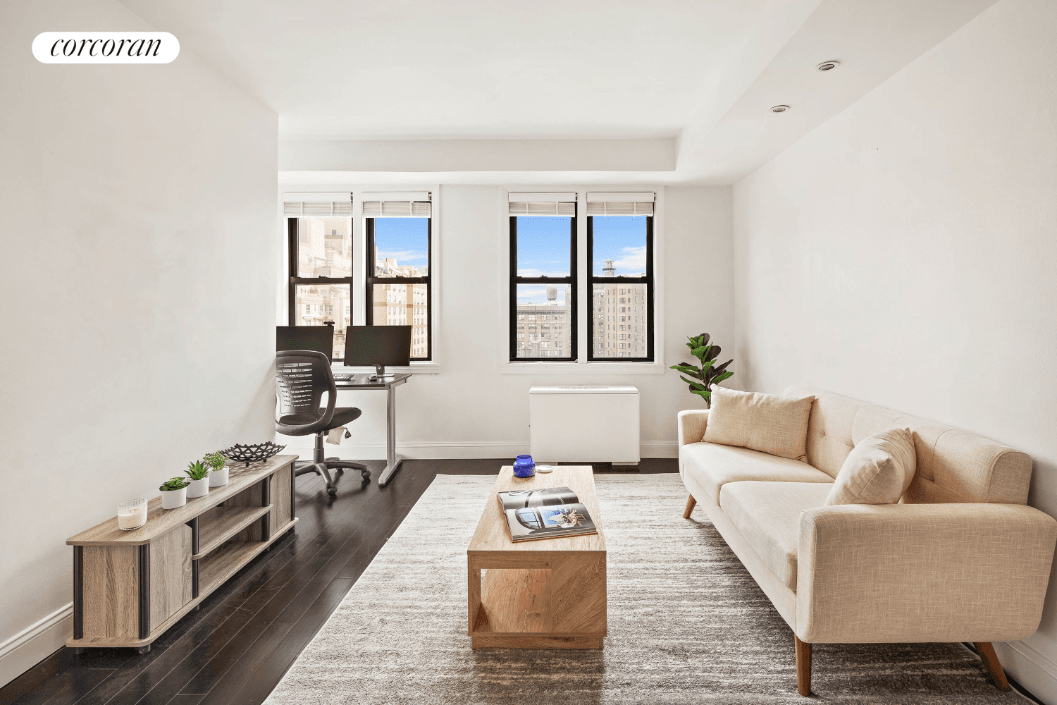 Discover this beautifully renovated one bedroom, one bathroom haven in a premier full service co op, offering the ideal blend of comfort and style.