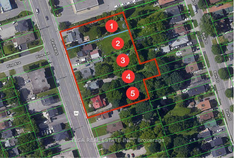 An exceptional opportunity to acquire a fully assembled site of 5 residential lots located directly on an arterial road abutting a commercial plaza, designated as High Density II Residential in ...