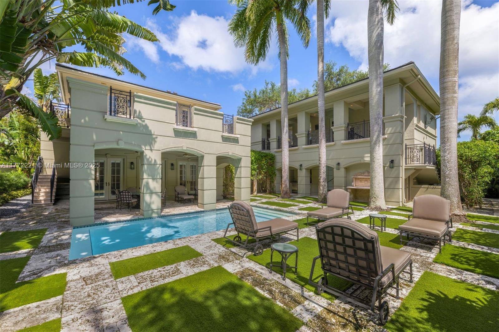 Nestled in the exclusive enclave of The Moorings on a spacious double lot, this timeless 8, 811 total SF, 5 bedroom, 5 bathroom, 2 half baths estate blends elegance and ...