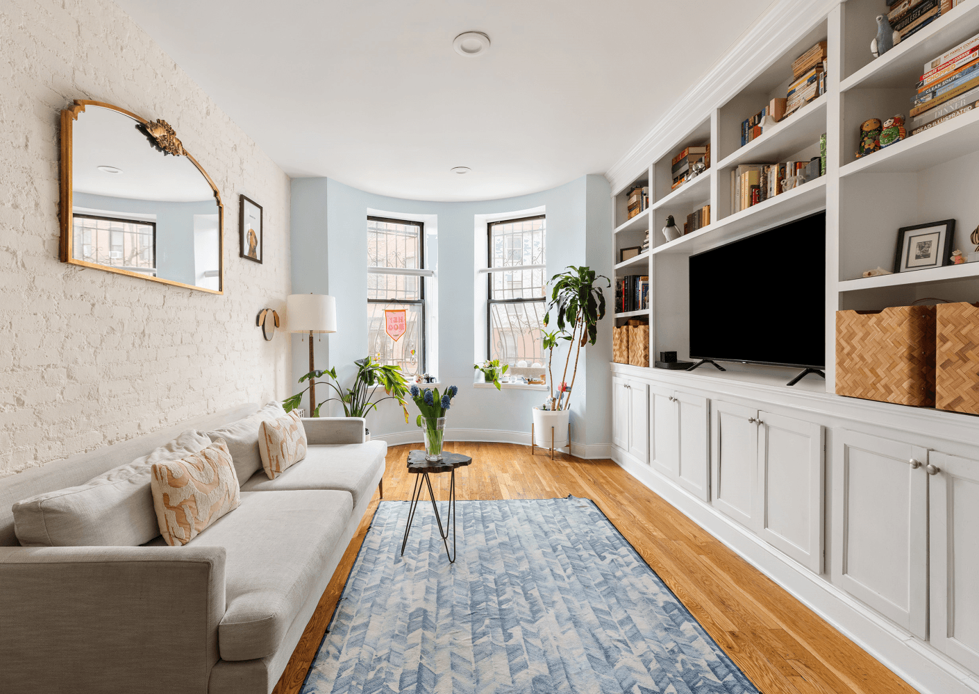 Located on a Prime Park Slope block, this 3 bedroom, 1.