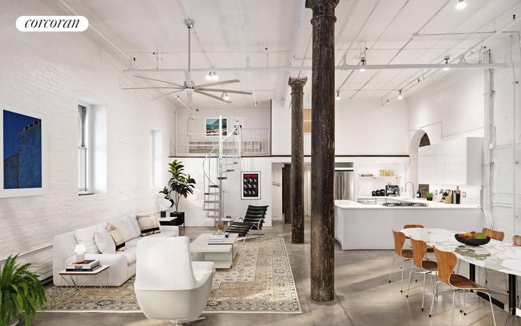 Historic Tribeca Loft with Industrial Character amp ; Contemporary Flair Step into a one of a kind residence on one of Tribeca's most iconic cobblestone blocks.