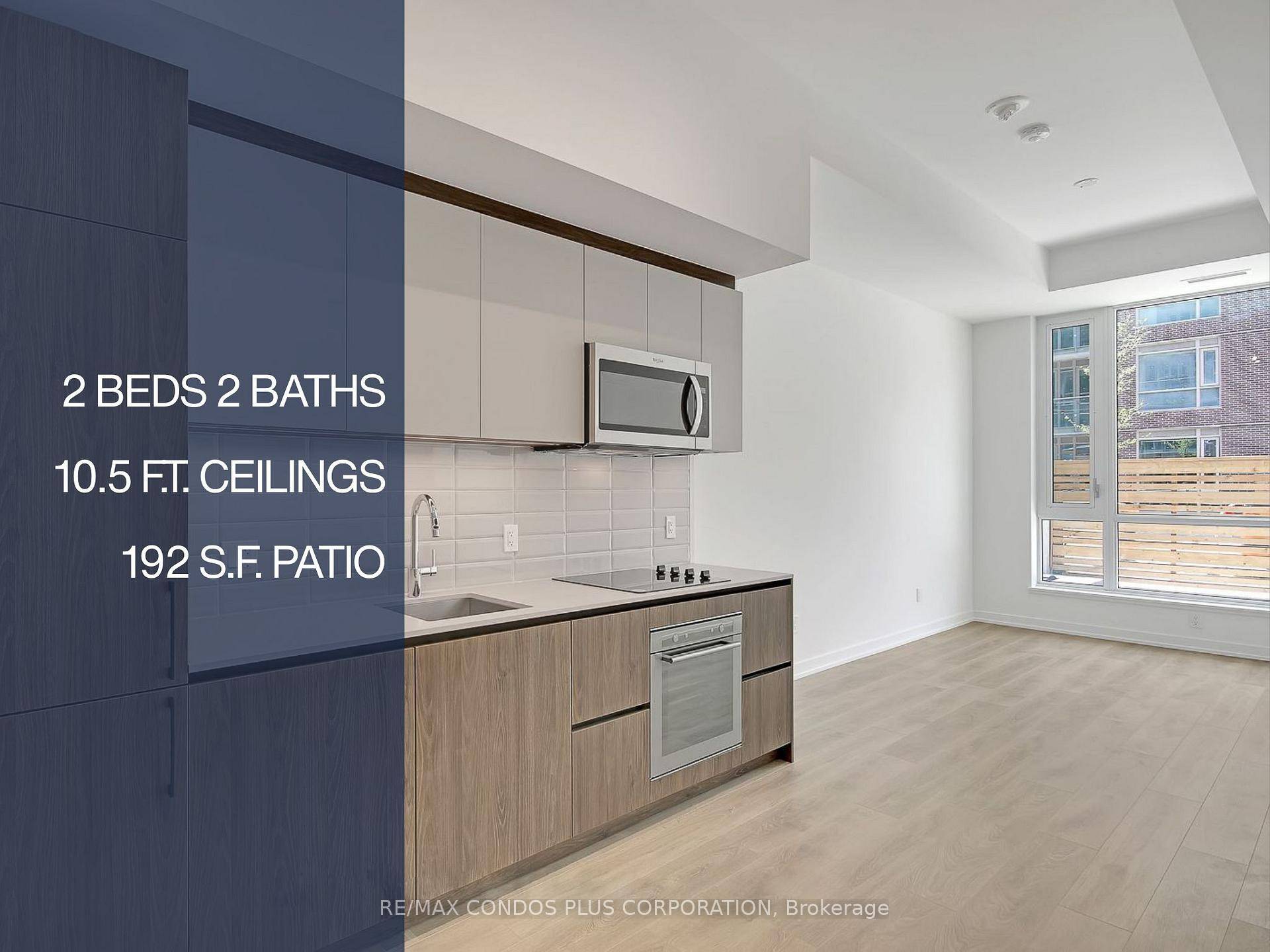 This bright and well designed 2 bedroom, 2 bathroom Wonder Condos unit offers 705 sq.