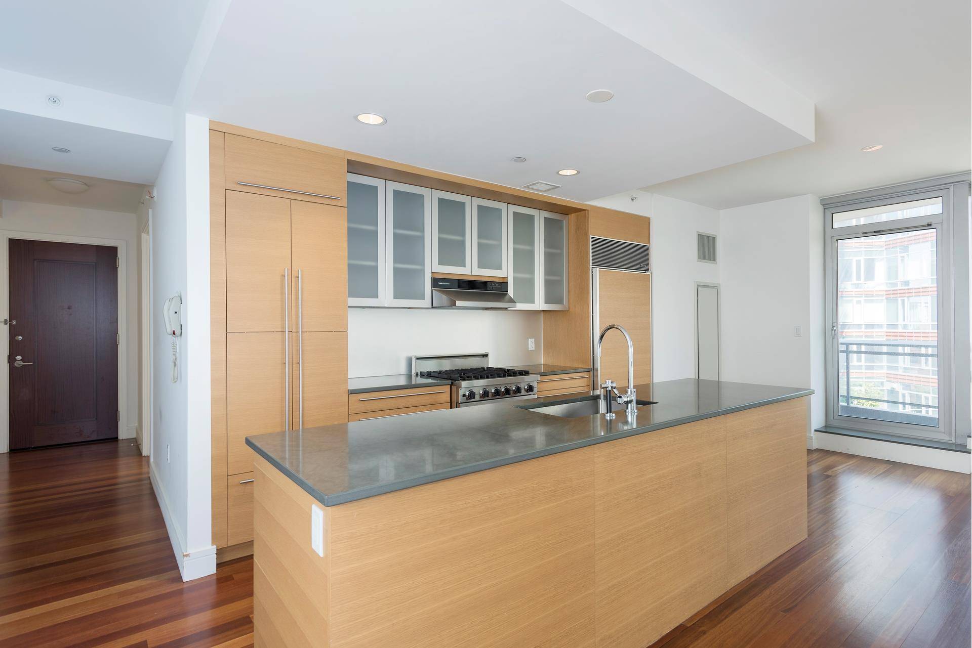 The apartment is tenant occupied through June 30th.