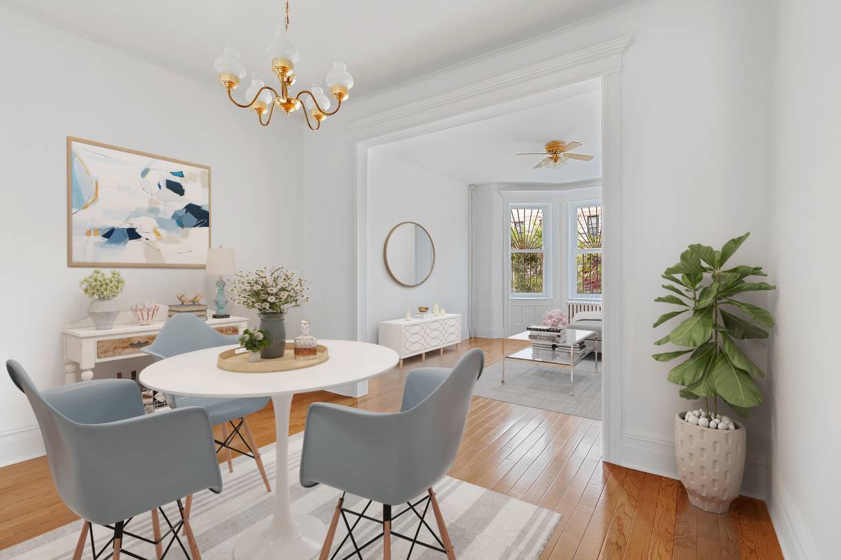 This wonderful two family home, located in bucolic Prospect Lefferts Gardens, has been owned by only four families in the past 100 years.