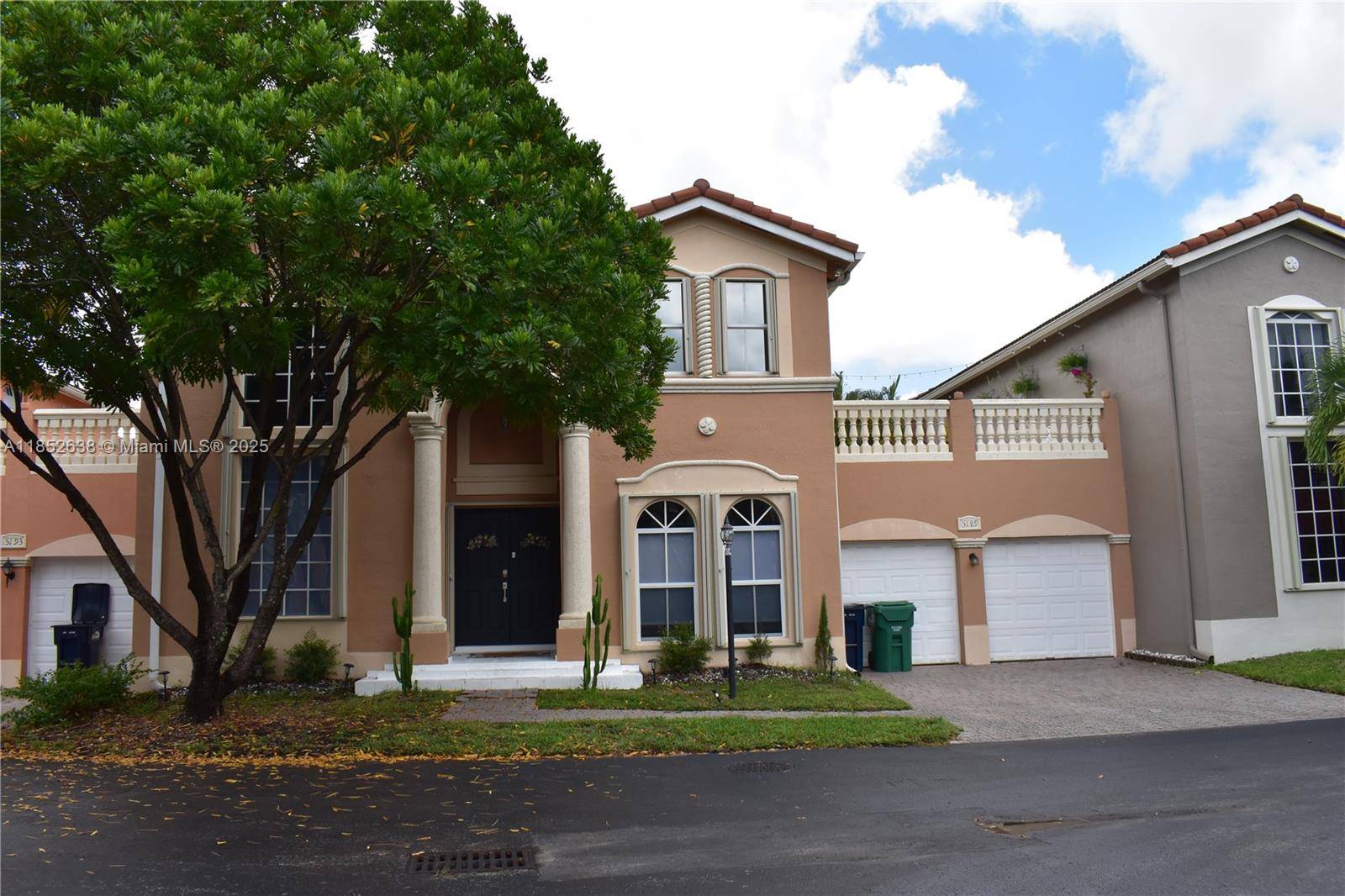 Mediterranean style home in highly desired gated community of Piazza Vecchia.